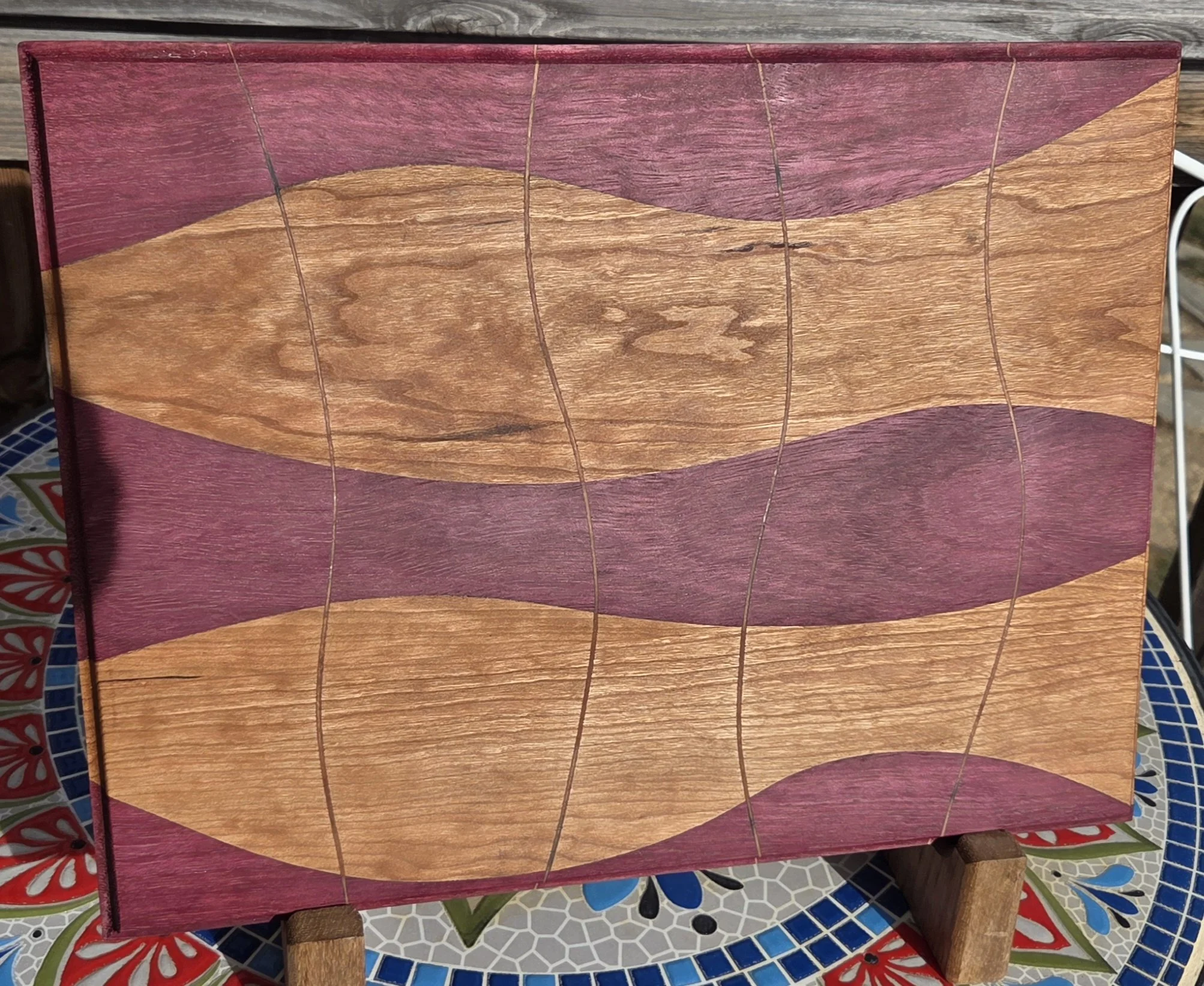 Edge Grain Simple Weave Cutting Board