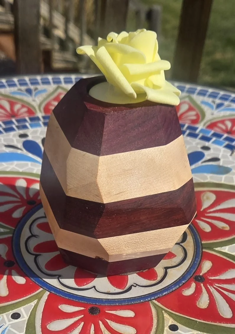 #33 Dual-Purpose Purple Heart & Maple Holder