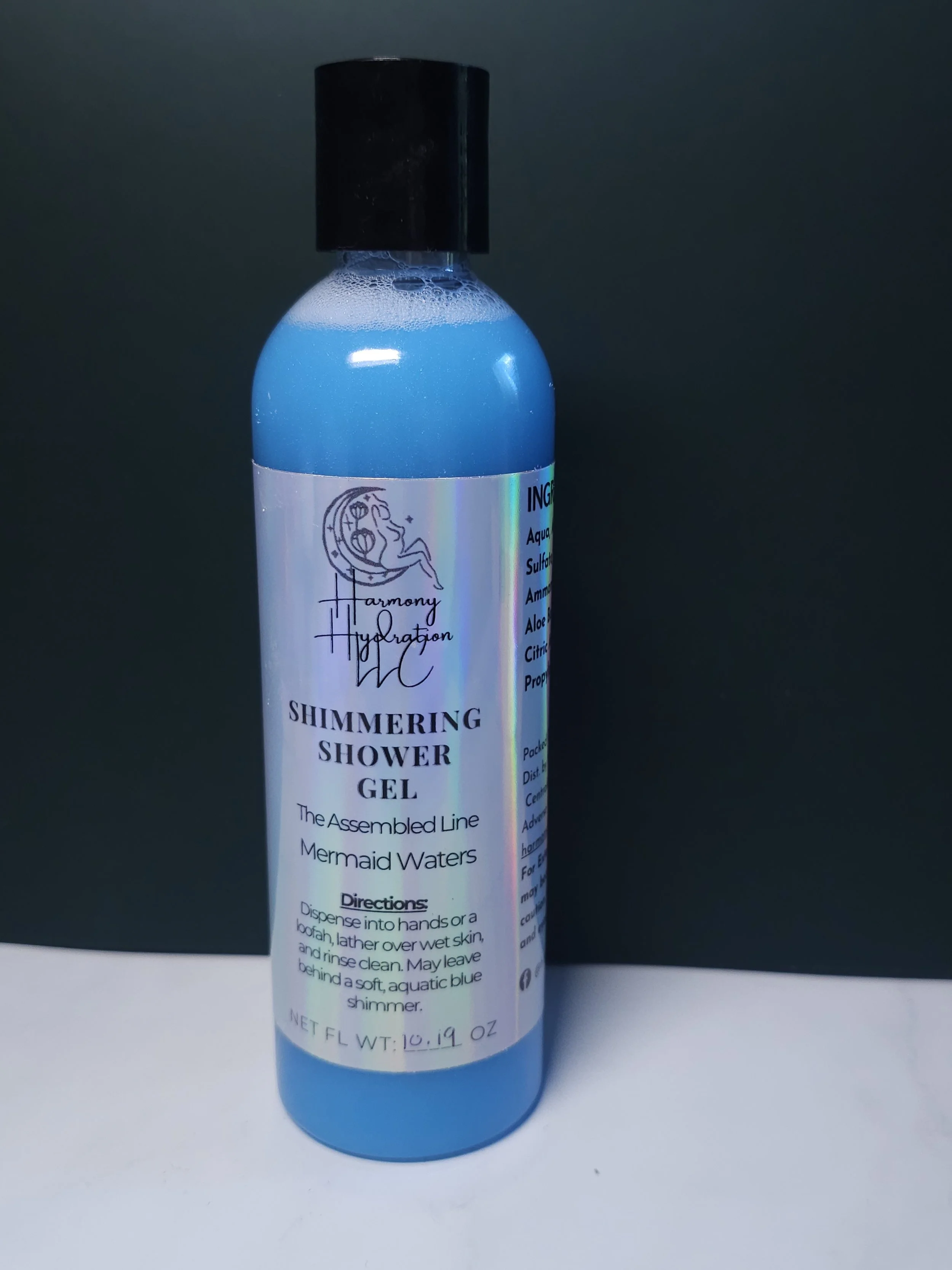 Mermaid Waters Shimmering Shower Gel — Lemongrass & Ocean Mist
