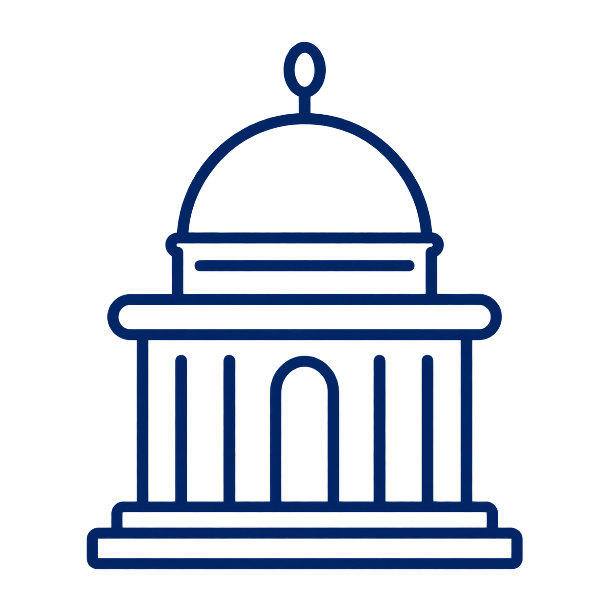 Authority having jurisdiction - represented by a capital building icon.