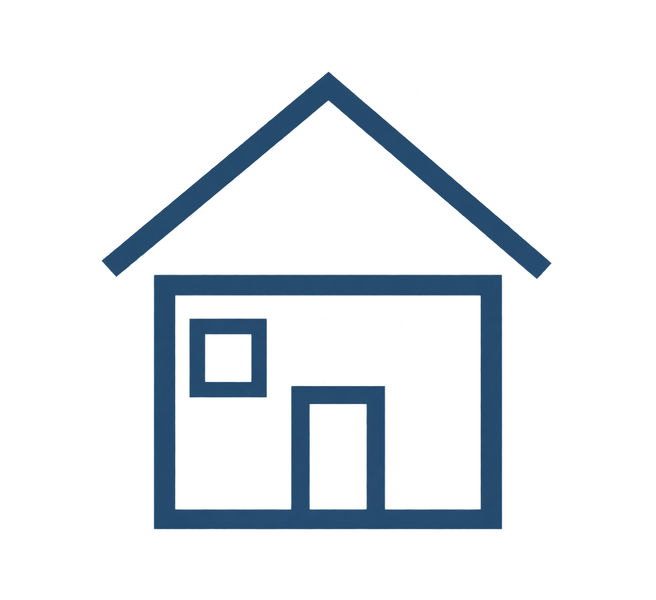 Icon designating residential architecture for service areas in Oregon and Southwest Washington State.
