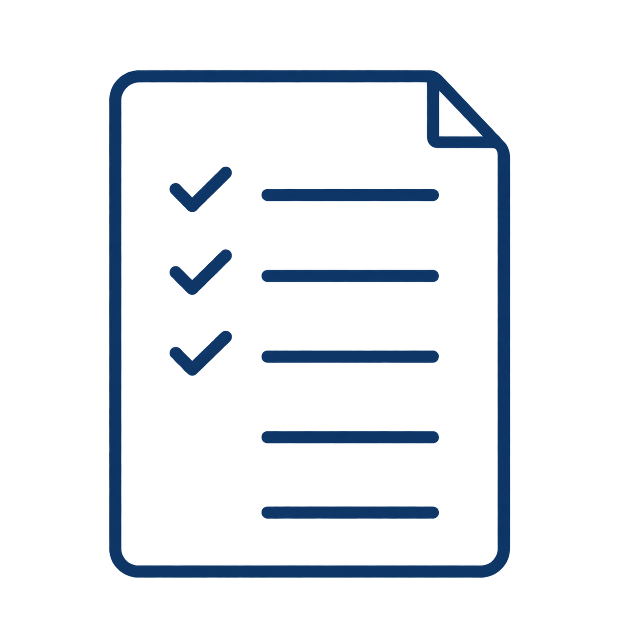 Architectural check sheet icon