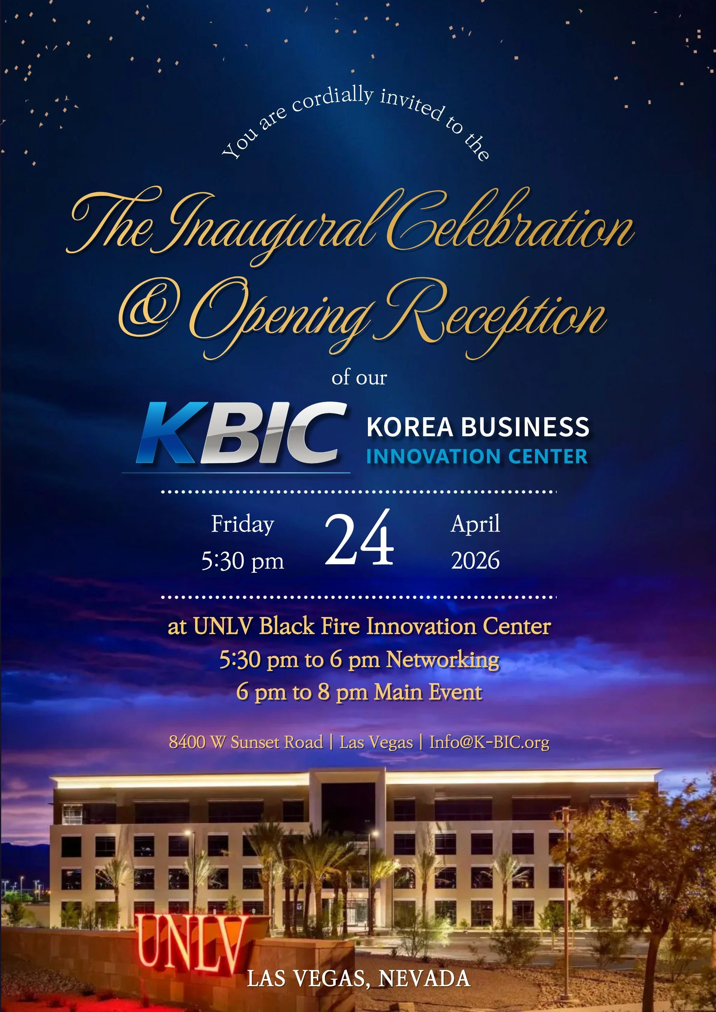 Inaugural Celebration &amp; Opening Reception of our K-BIC (Korea Business Innovation Center)