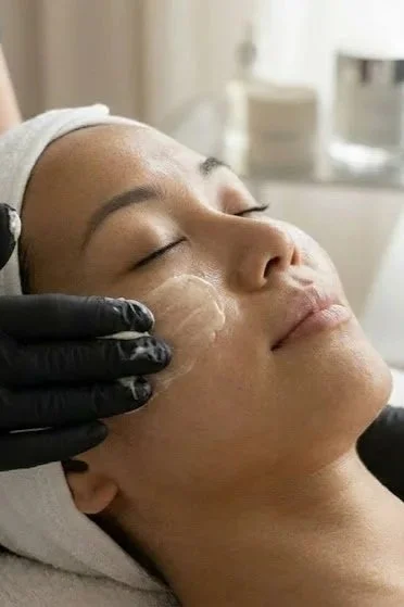 Facial treatment at ES'O Aesthetics skin clinic Moonee Ponds Melbourne