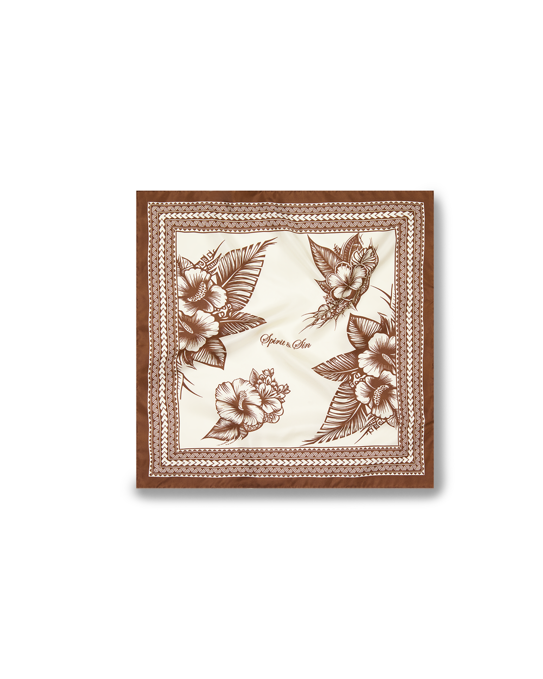 Tatau Silk Scarf Brown Ivory_Front_PNG_1.png