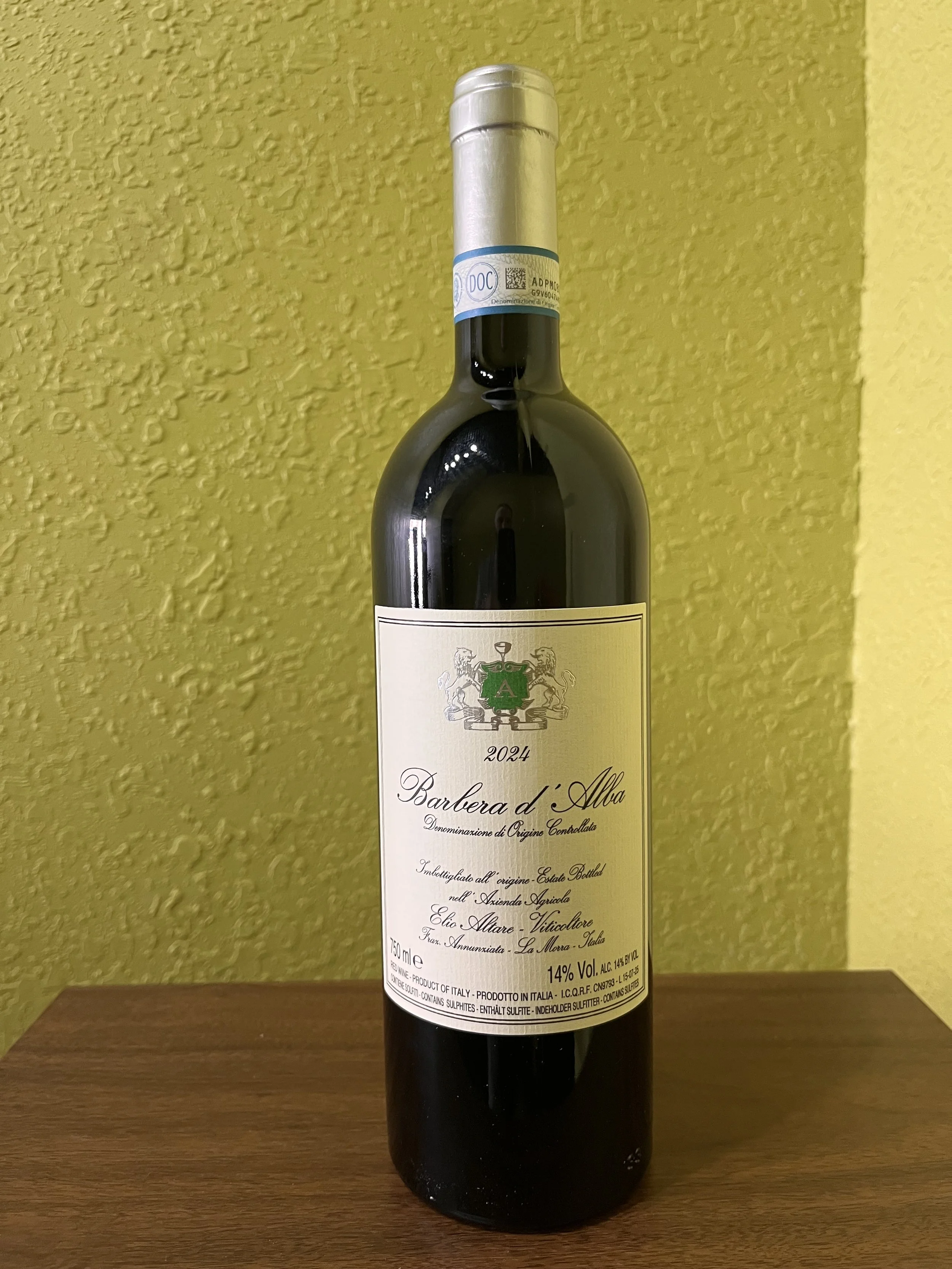 Elio Altare 2024 Barbera d’ Alba