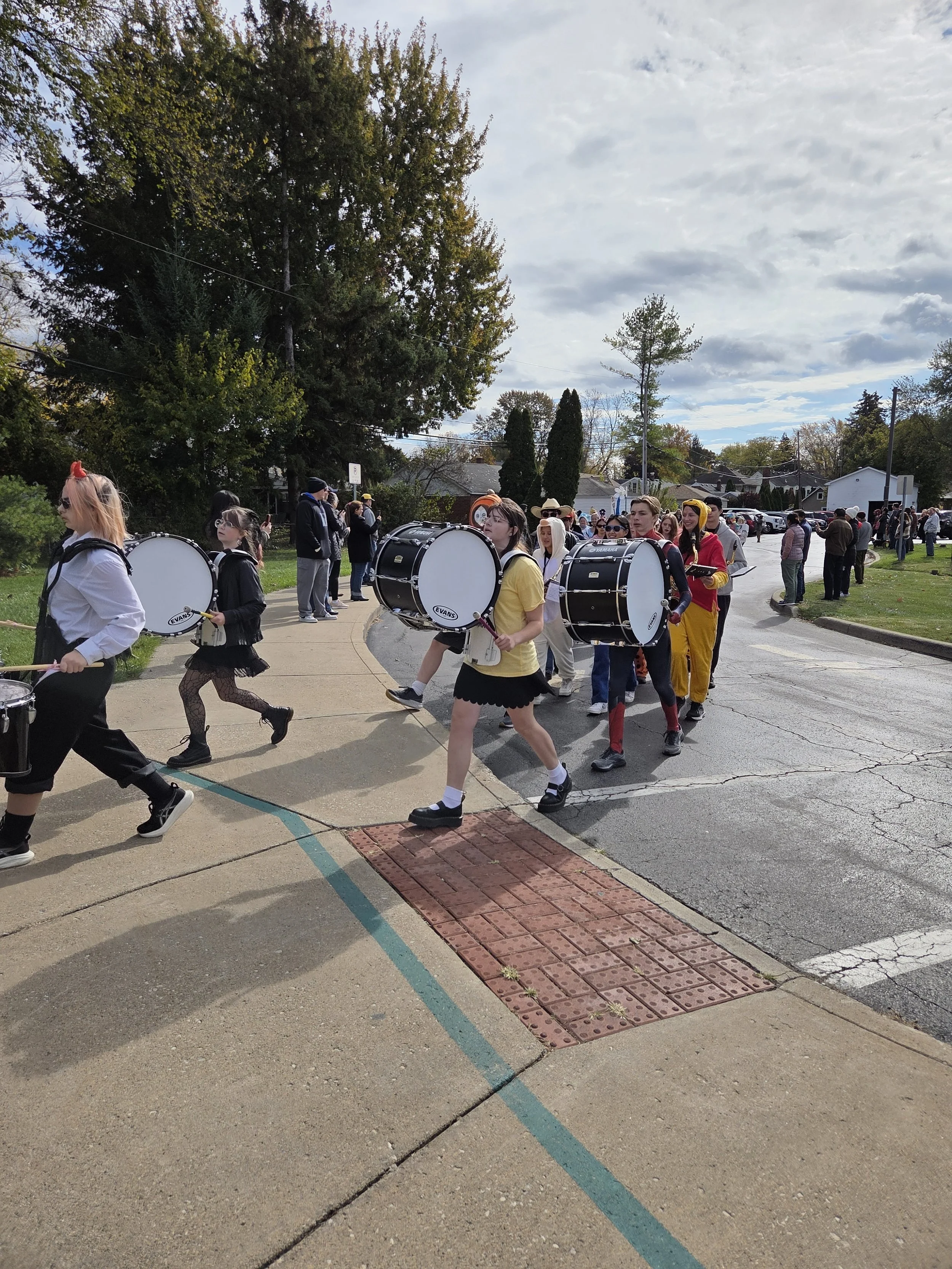 HS Band @ ES Halloween Parade