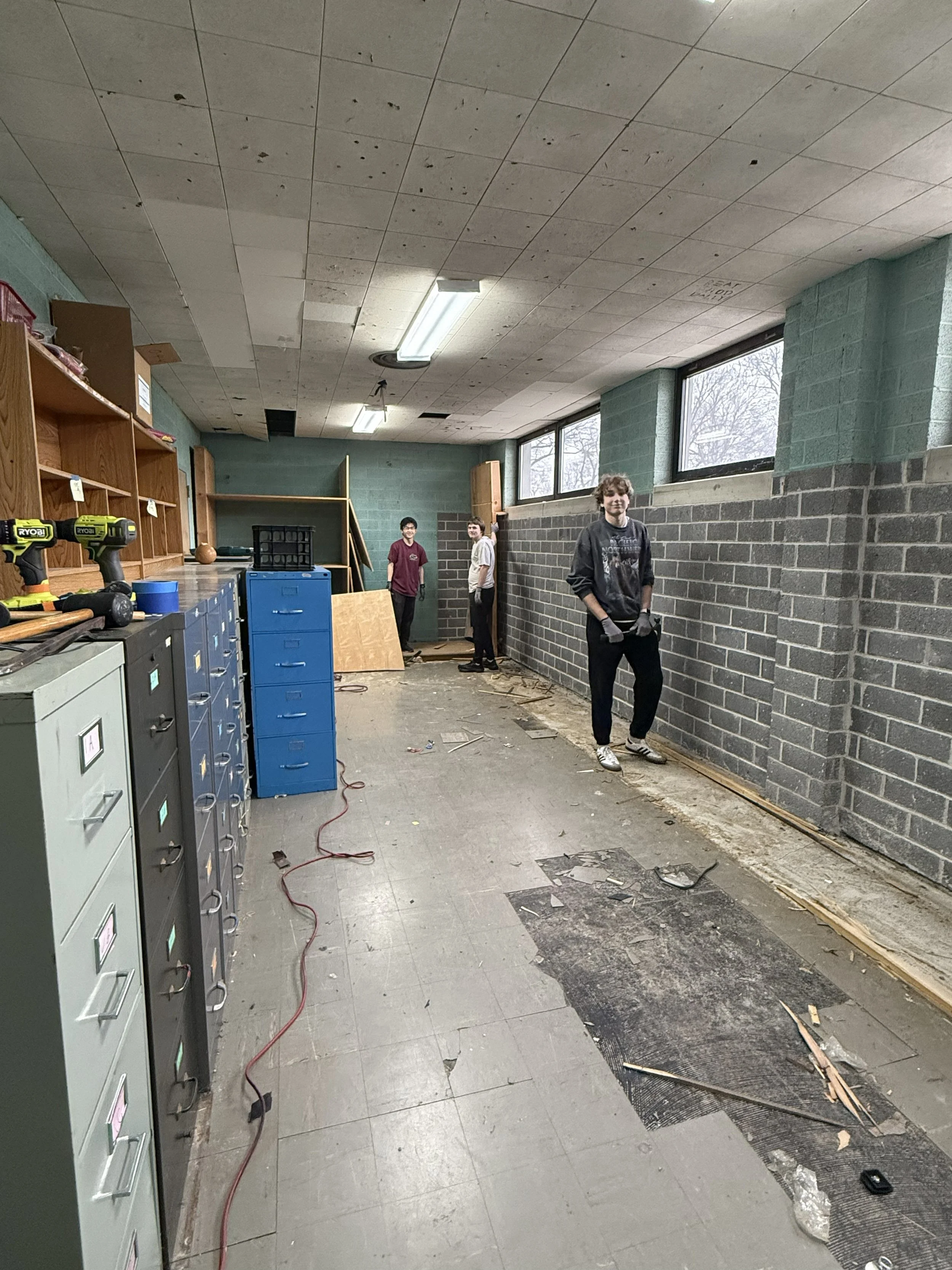 Music Room Reno-Day 1