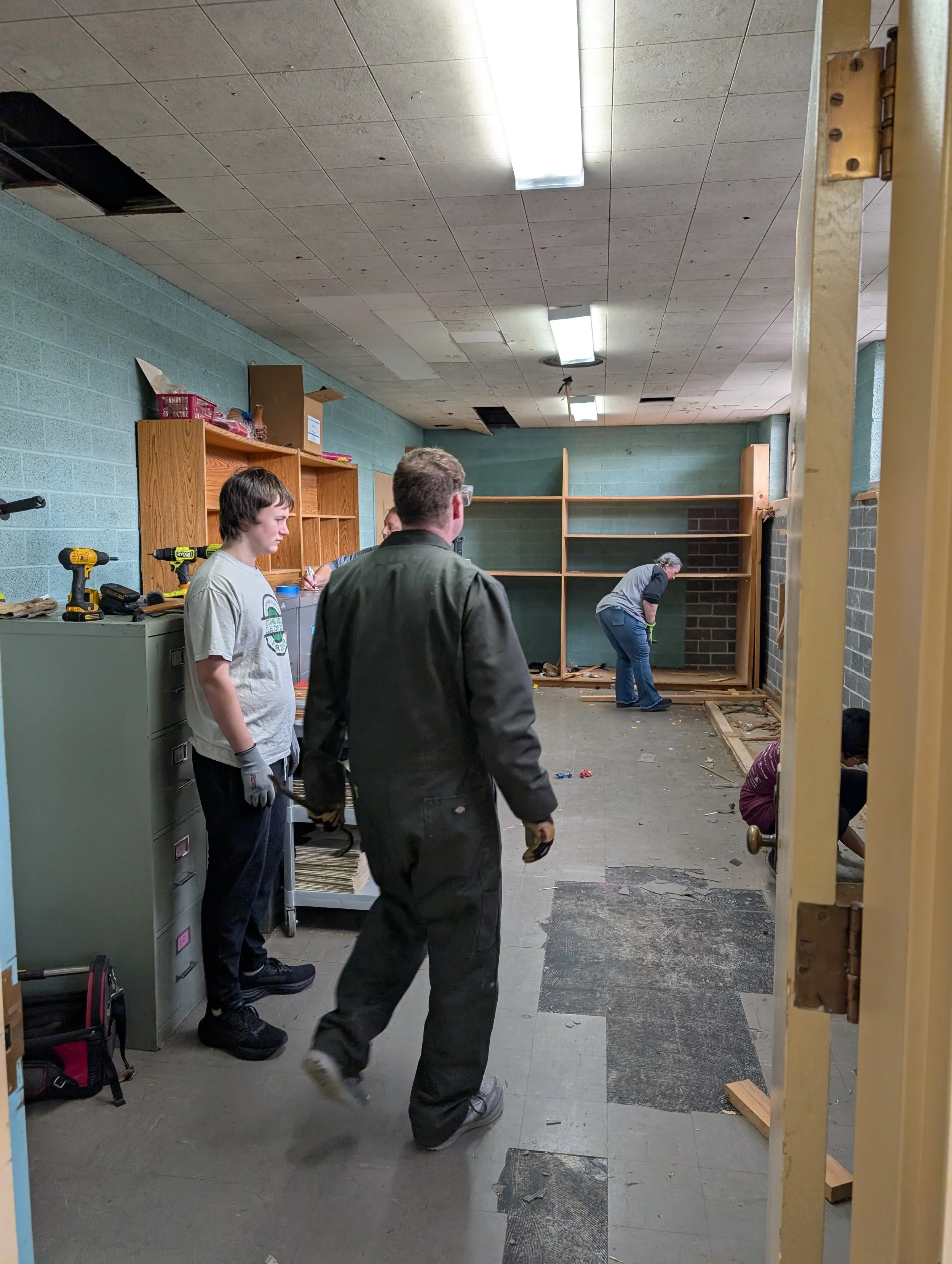 Music Room Reno-Day 1