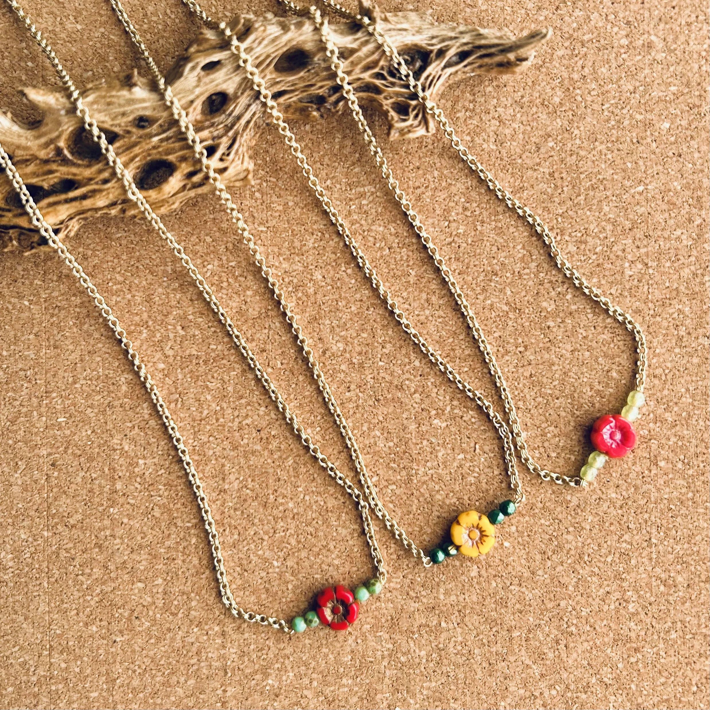 Petite Cactus Blossom Necklace
