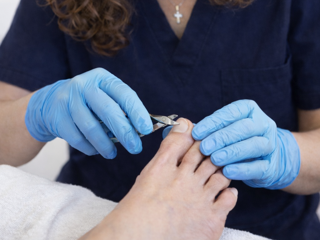 painless medical debridement decontamination and cleaning for thickened fungal toenails