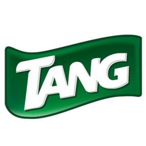 Colorful logo with the word 'TANG' in stylized letters on a green background.