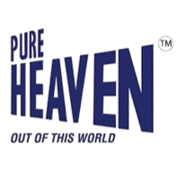 The logo for Pure Heaven with the slogan 'Only of This World.'