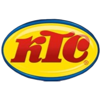 Kite logo with a yellow oval background, blue border, and red lowercase text.