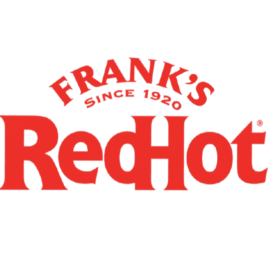 Frank's RedHot logo with text 'Since 1920' above the brand name.