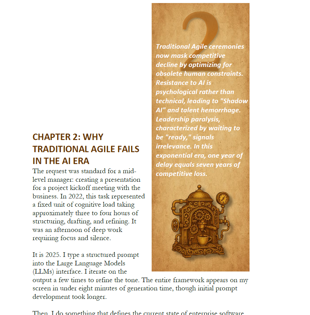 Chapter 2 - Why Traditional Agile Fails in the AI Era