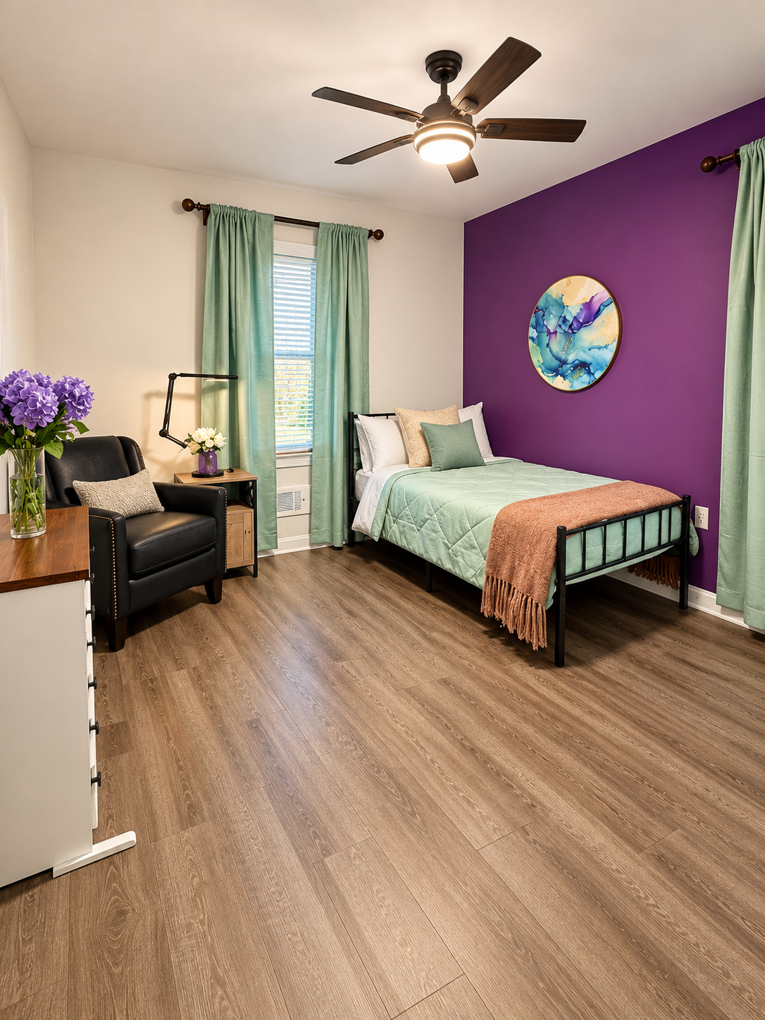 Cozy Purple Accent Bedroom.png