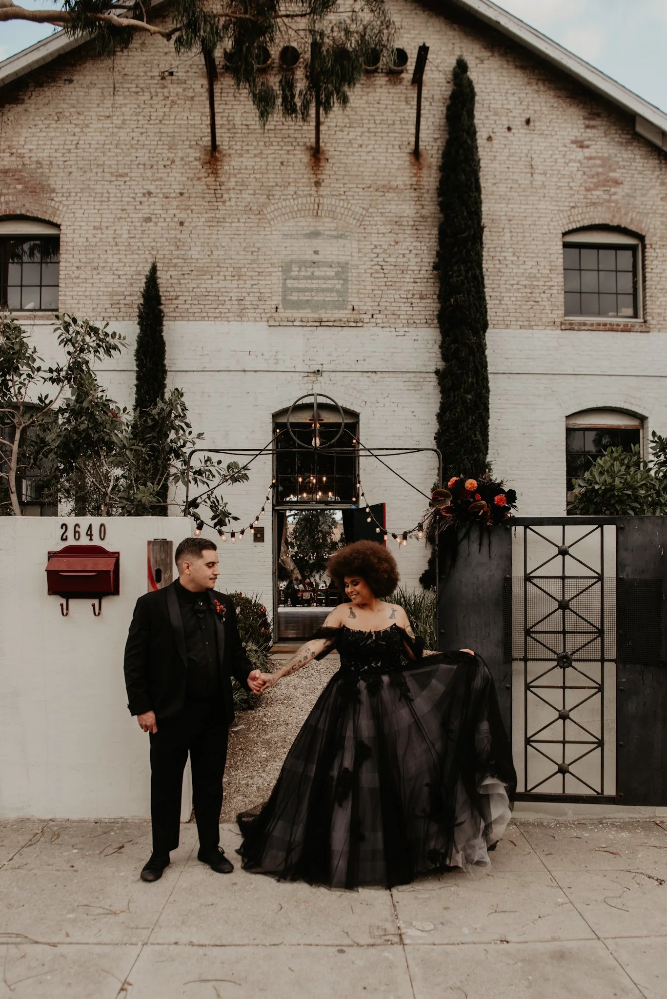 Giselle & Boogie's Gothic Microwedding