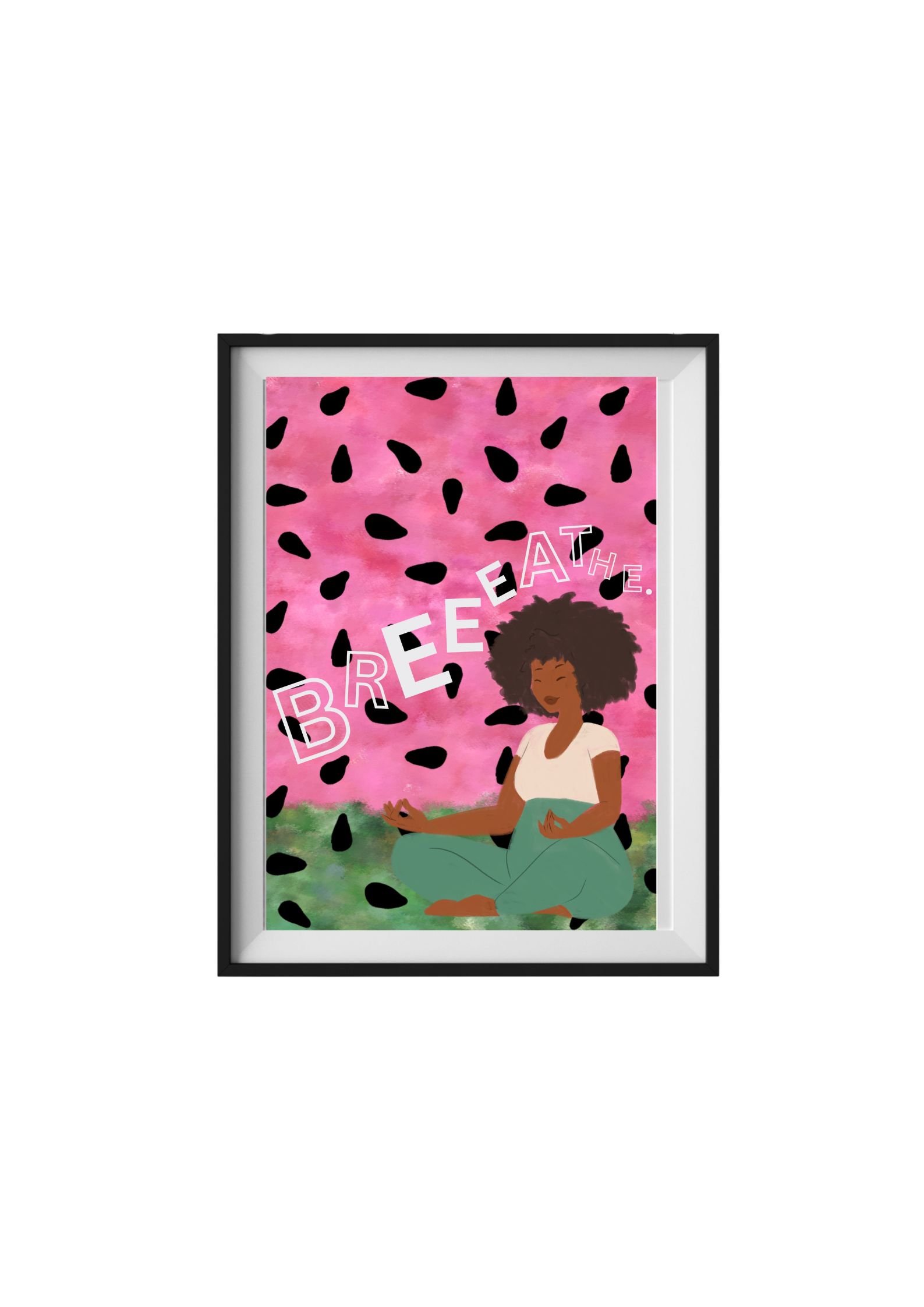 A1 Breathe Print