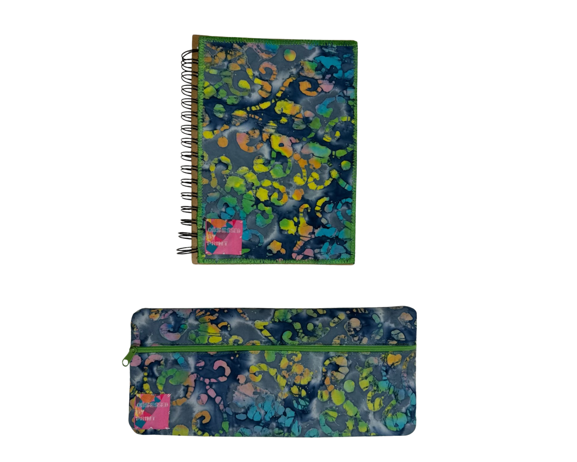 Handmade Pencil Case and A5 Notebook