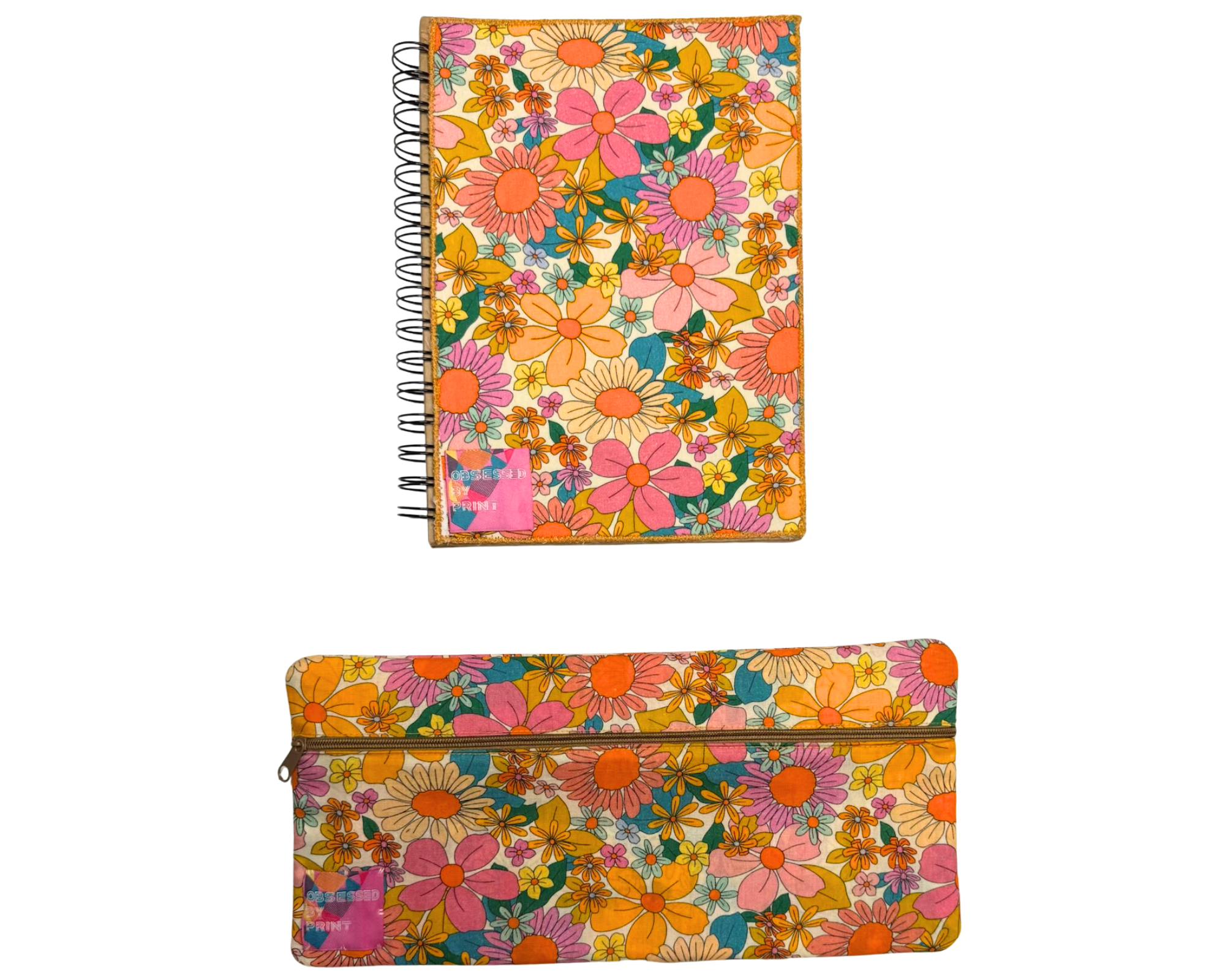 Handmade Pencil Case and A5 Notebook