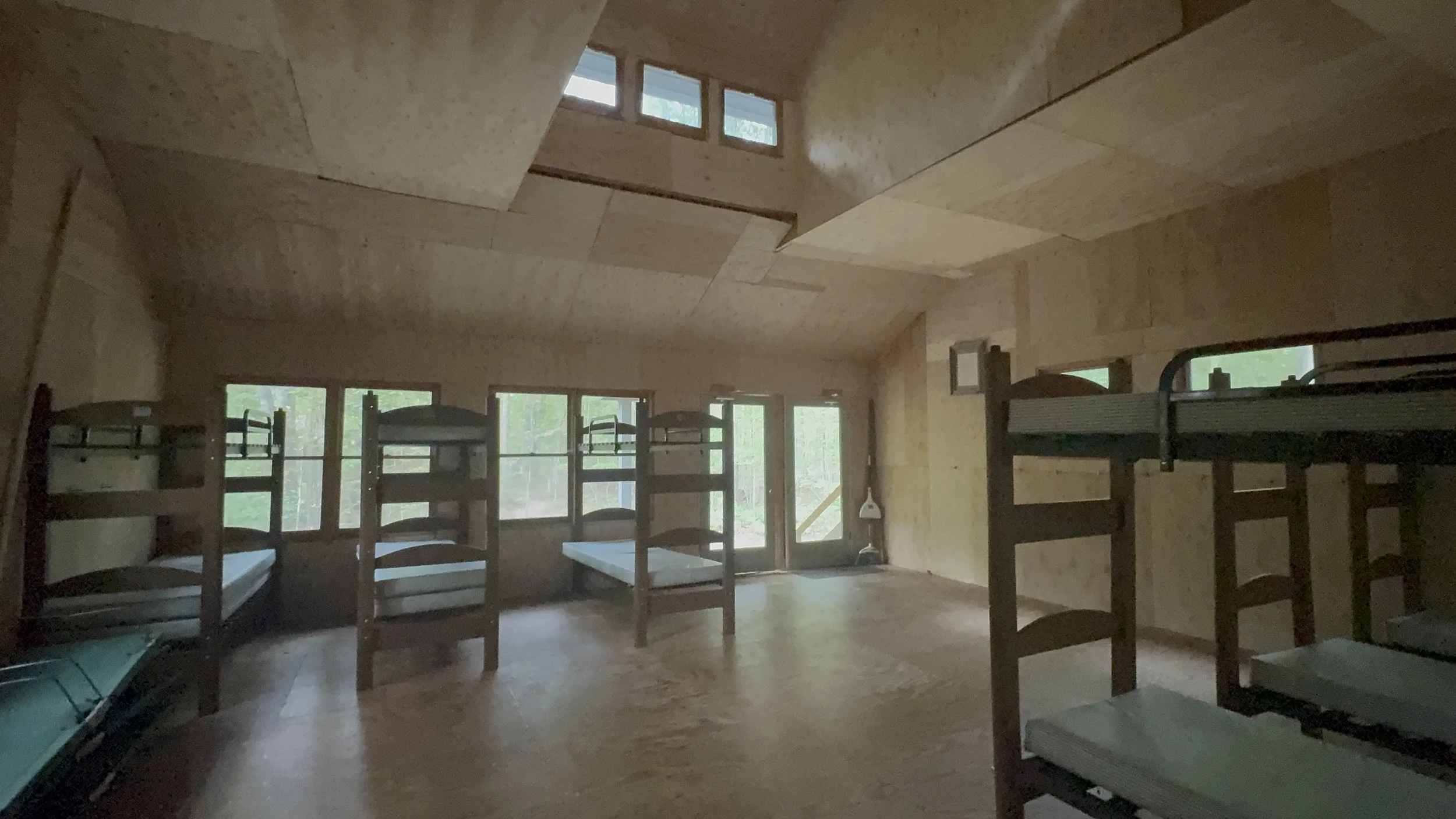 Bunk House, facing front door