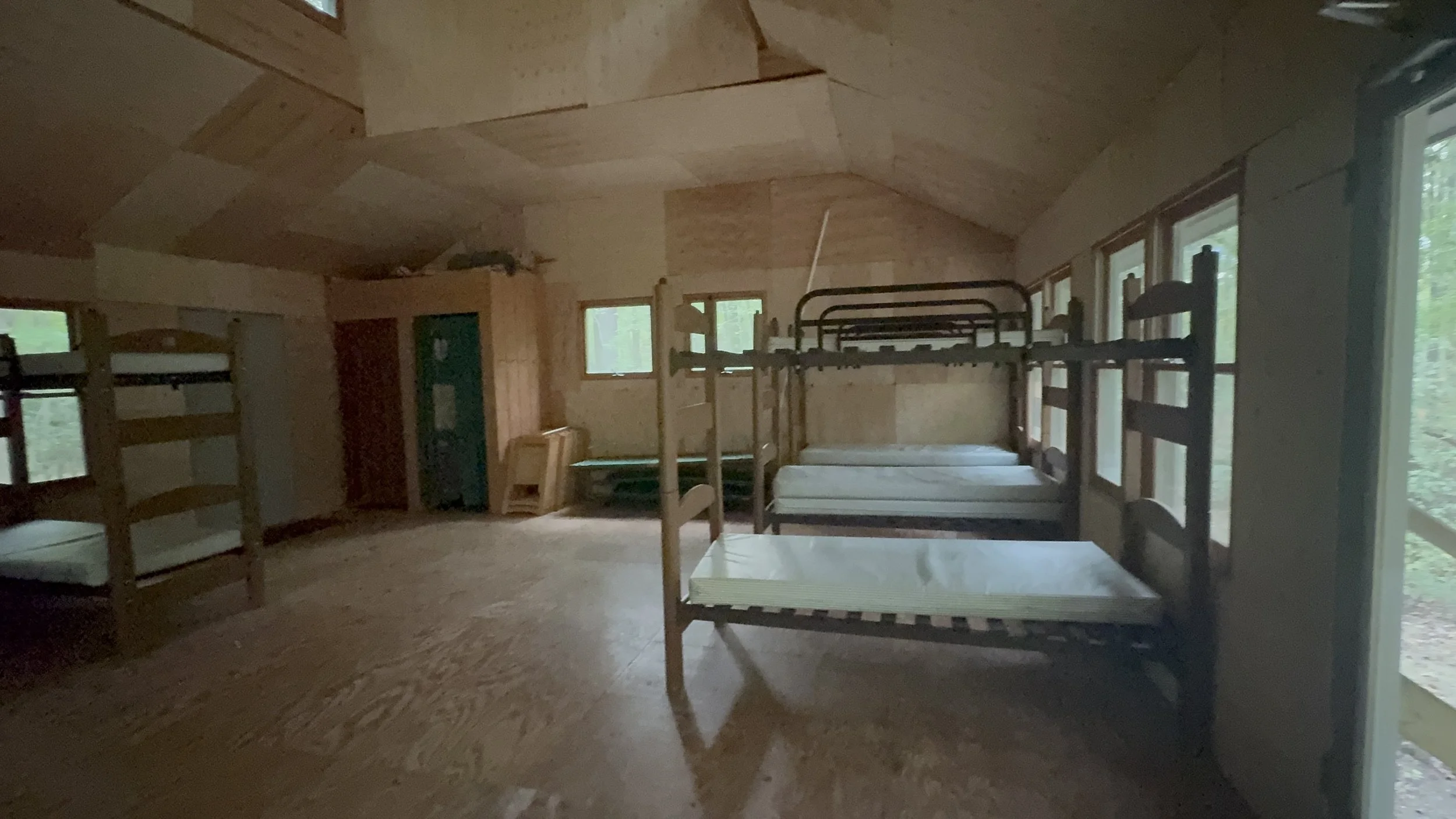 Bunk House, facing dressing rooms