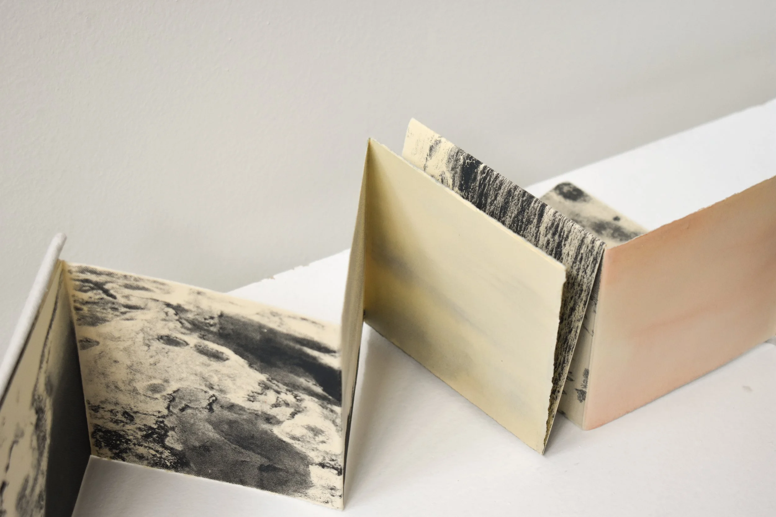 Camino, 2025  ·  Serigraph and watercolor on paper, artist book, edition of 4 