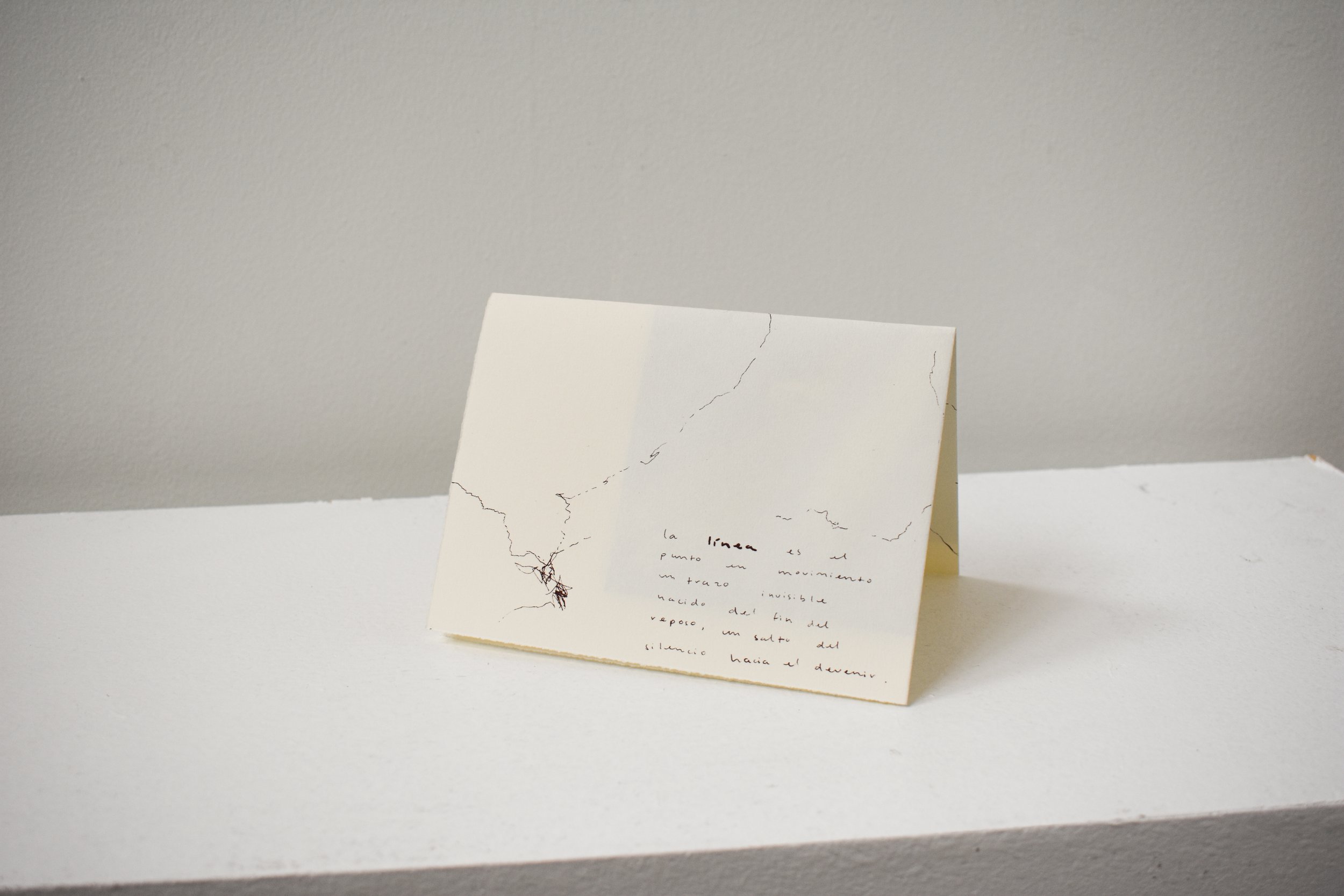 The line, 2025. Serigraph on paper.