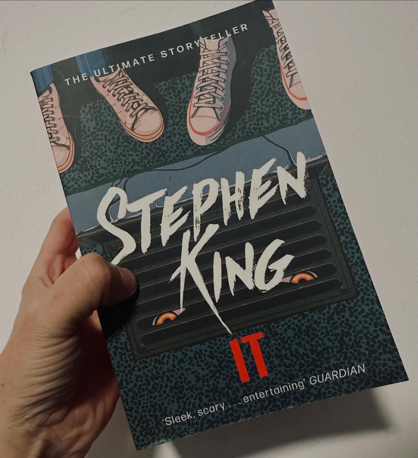 #bookstagram my shame pile of unread books .I think I prefer the  first movie if I was honest. 

I honestly think this book is bloated and it does feel like Stephen King wrote this at the hight of his dependence on drugs and alcohol.  Its kinda messy