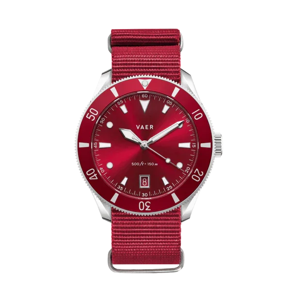DS2 Meridian Red - Quartz 39mm (Red Strap)