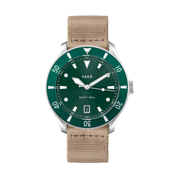 DS2 Meridian Green - Quartz 39mm (Khaki Strap)