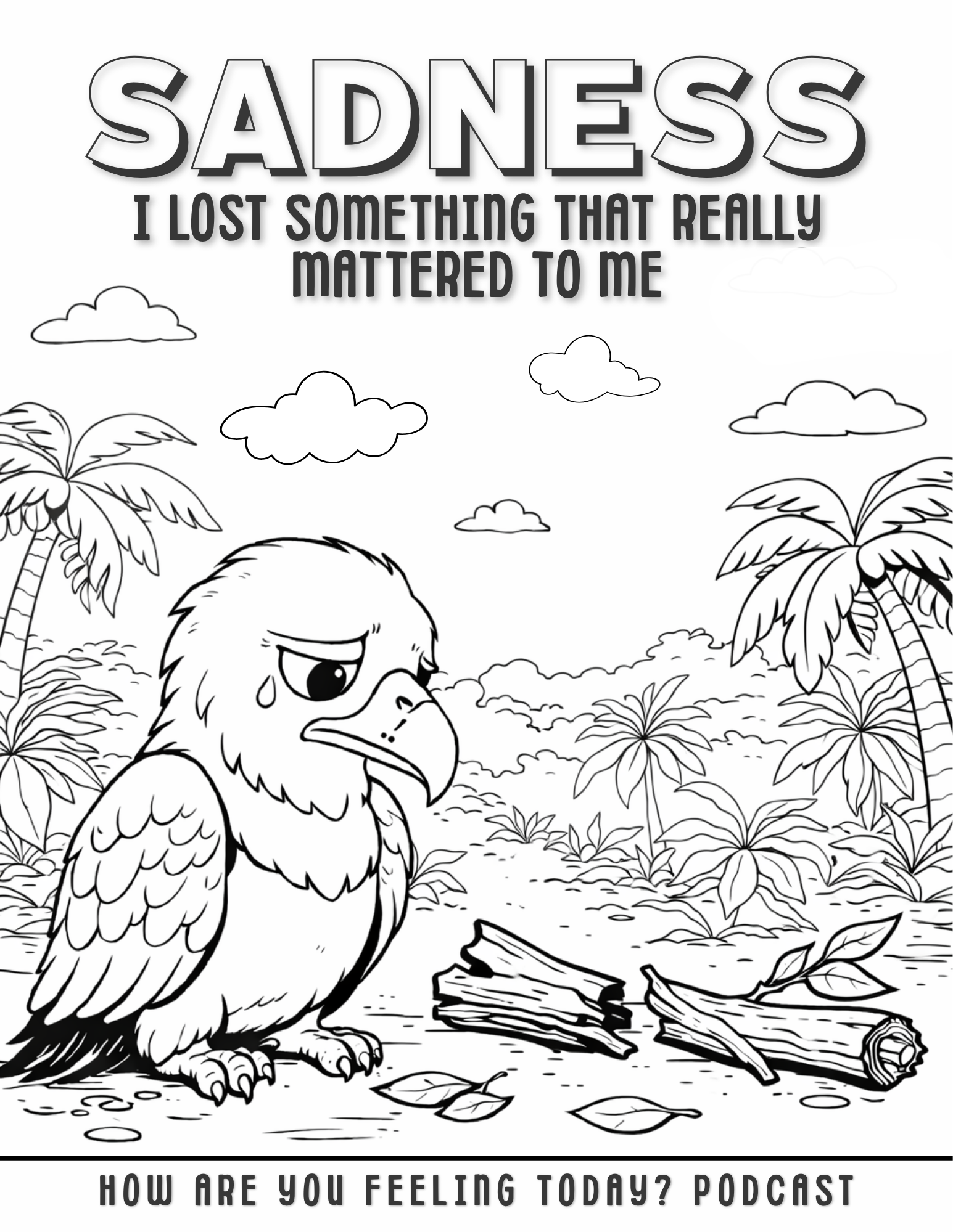 Theo's Broken Branch Coloring Sheet