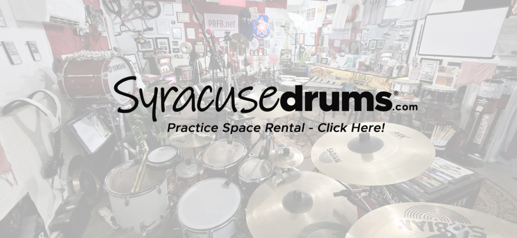 Drum Practice Space Rental in Syracuse, NY for Drumset, Mallet, and Drumline