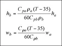 Mathematical formulas for hydrogen bubble heights, involving variables like Cpa, Cp, rho, T, and other constants.