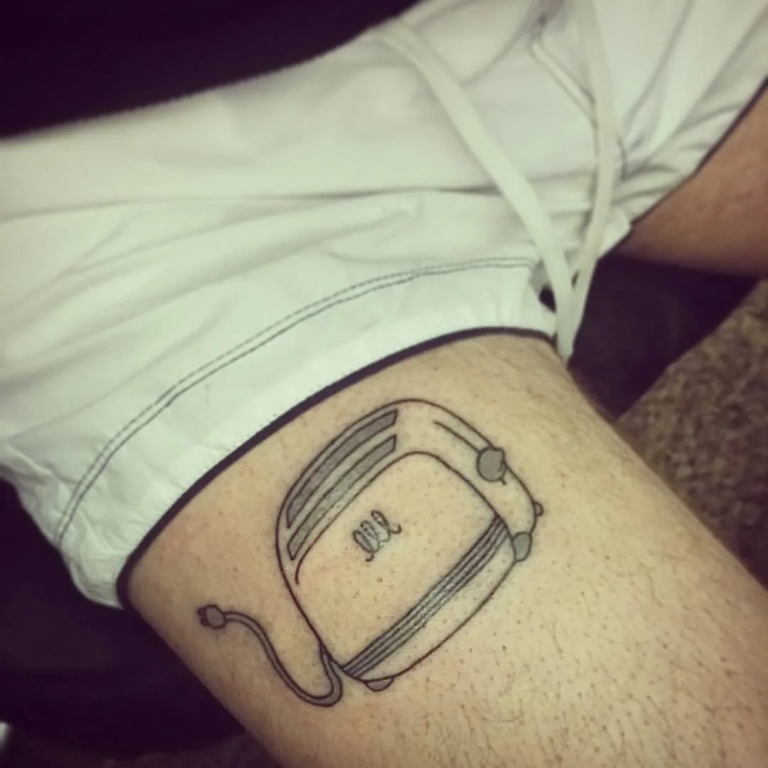My toaster tattoo!
