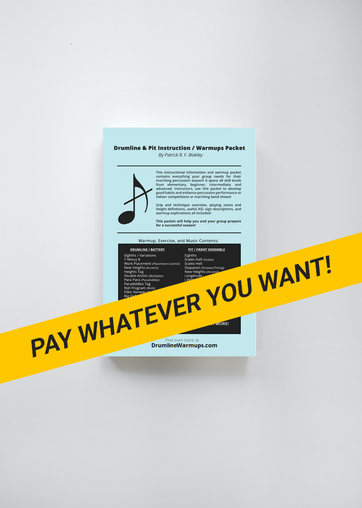 Pre-Built Technique & Warmup Book