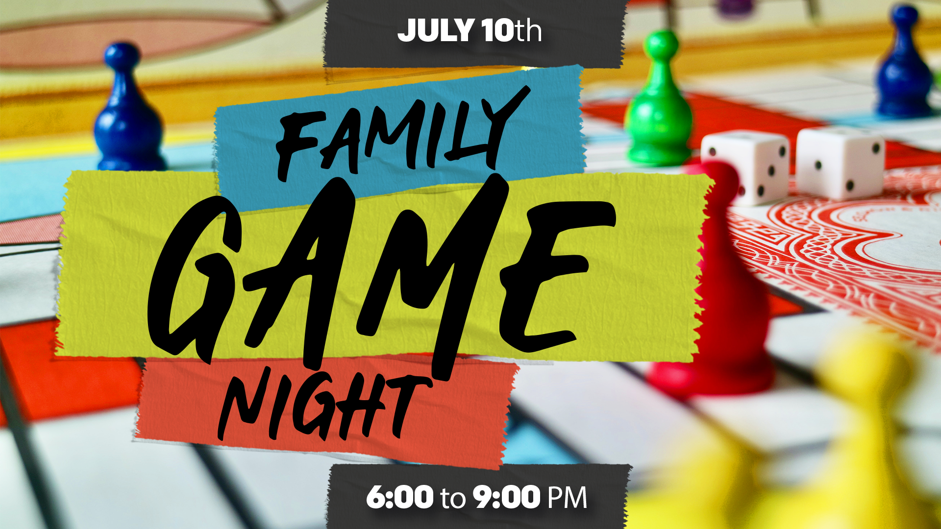 Family Game Night flyer