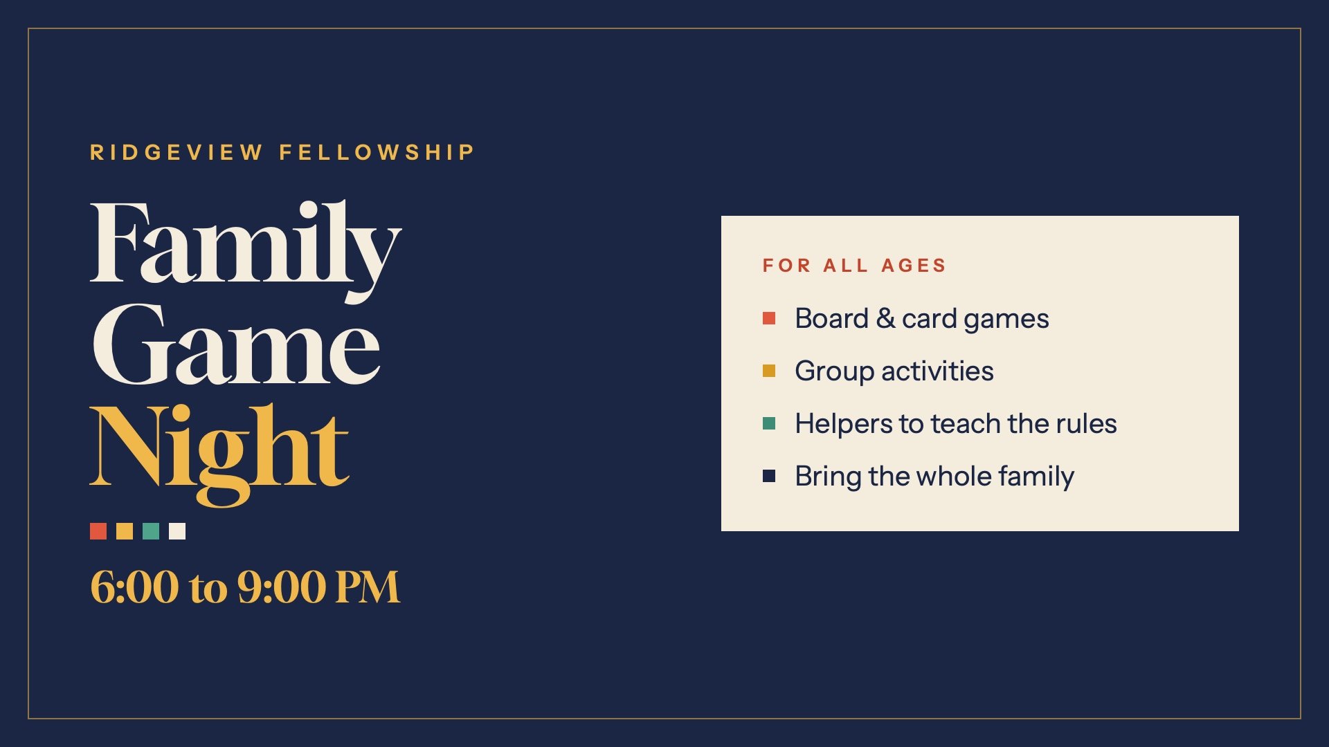 Family Game Night