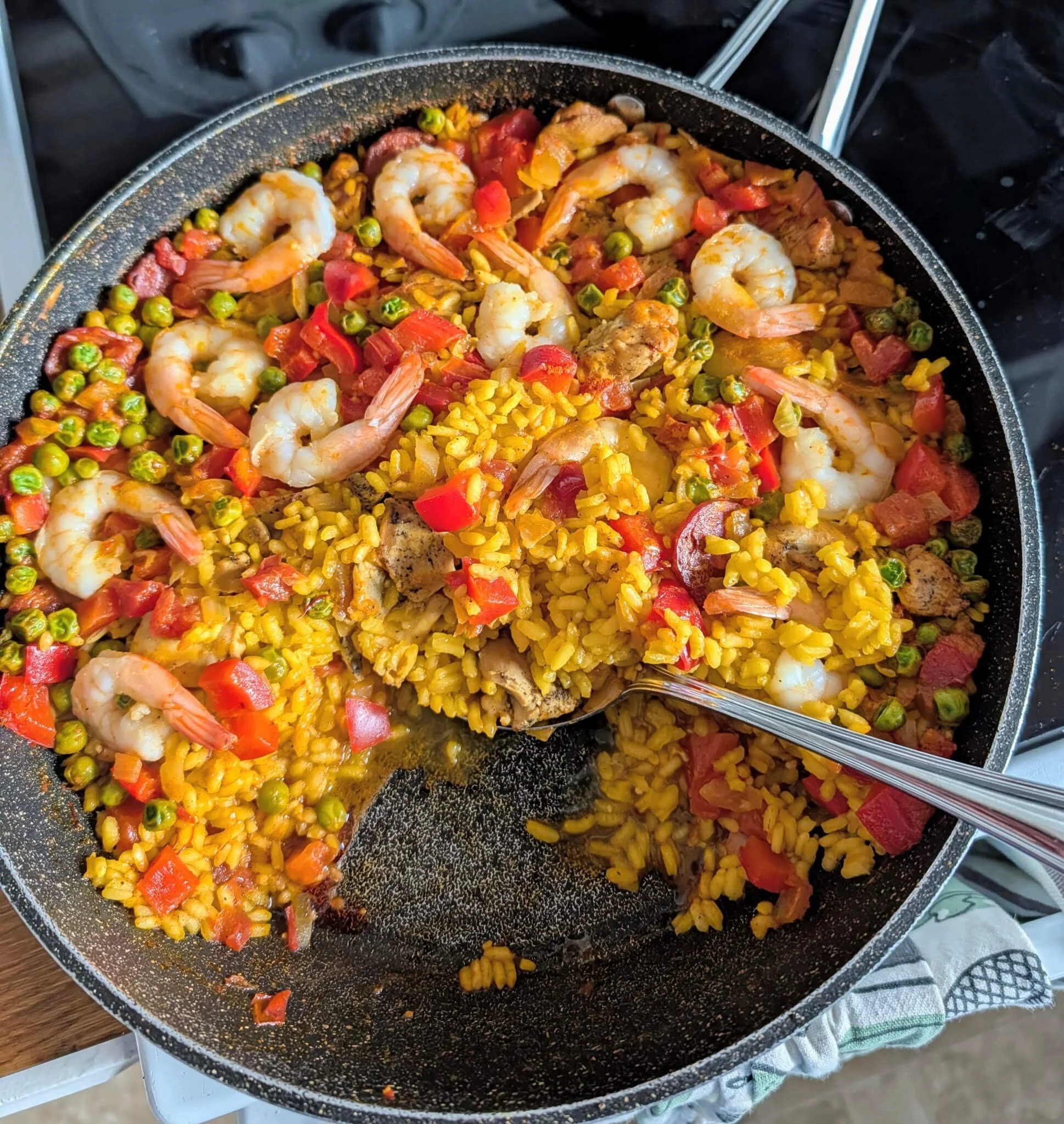 Traditional Paella and my Spanish Daughter