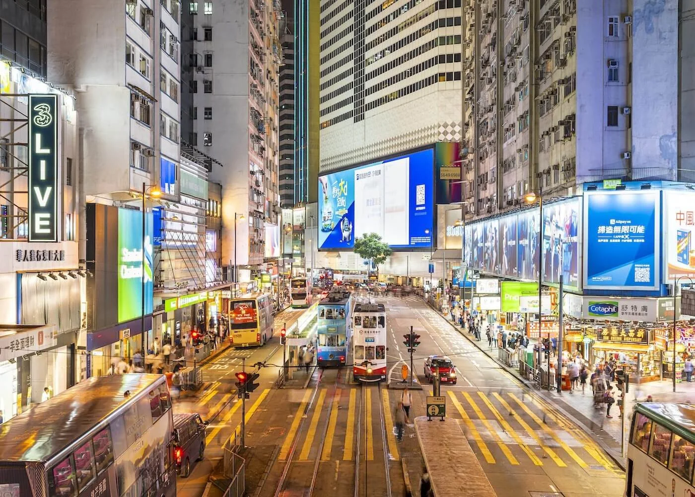 Causeway Bay in Hong kong, the best neighborhoods in Hong Kong