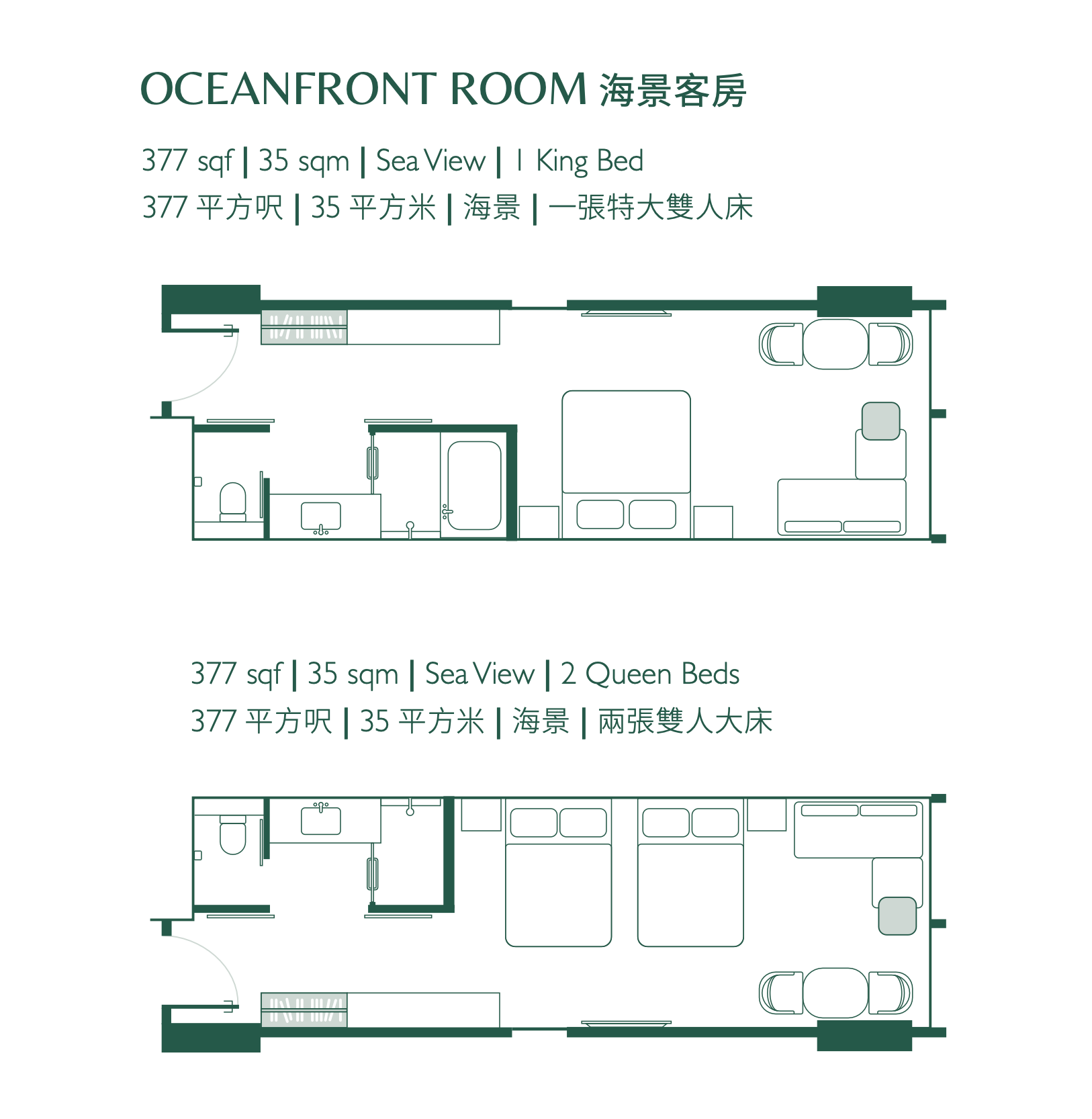 Fullerton Ocean Park Oceanfront Room