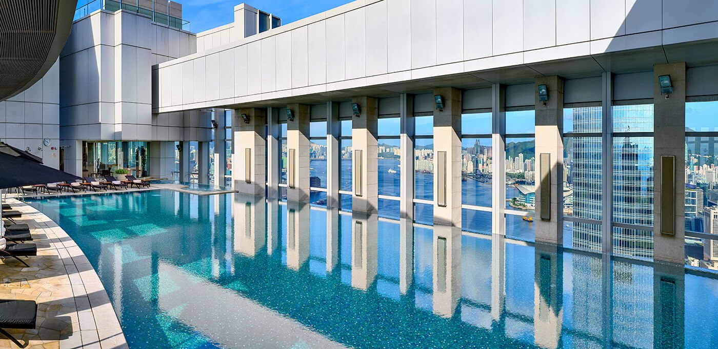 Four Seasons Place Swimming Pool Hong Kong Luxury Serviced Apartments Central