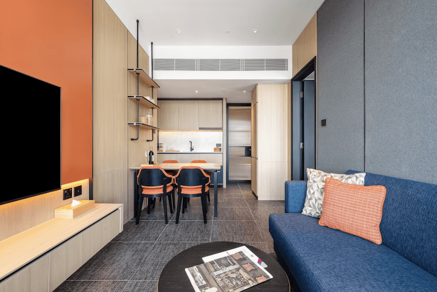 Townplace Kowloon West 1 Bedroom Living Room