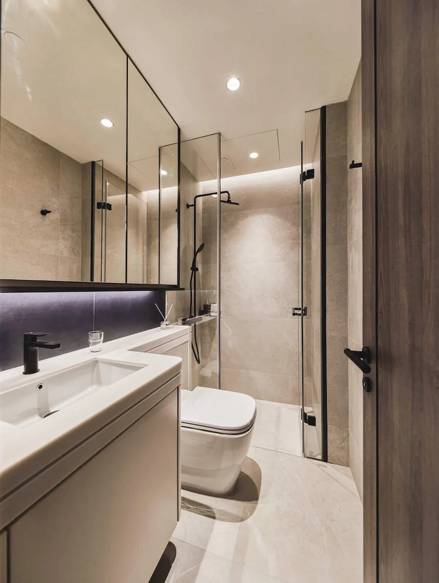 The Stellar Serviced Apartment Shower