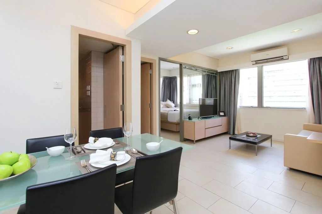 Johnston Loplus Living Room Wan Chai Serviced Apartment