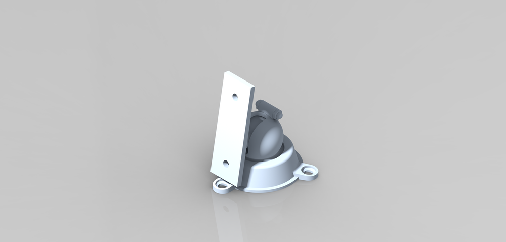 Custom bench vise assembly modelled in CAD and produced in-house