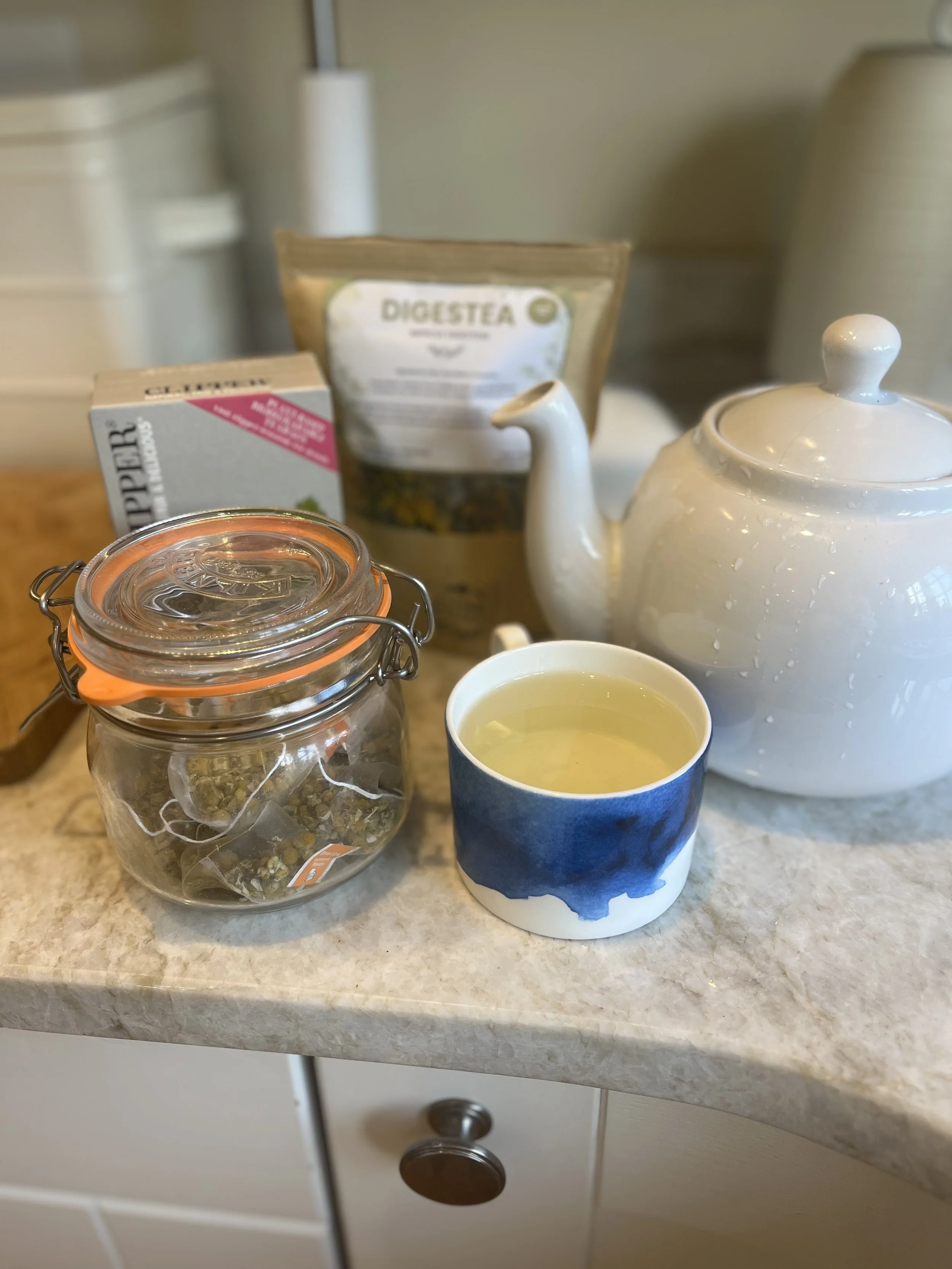 Spring teas for calm tummies… 