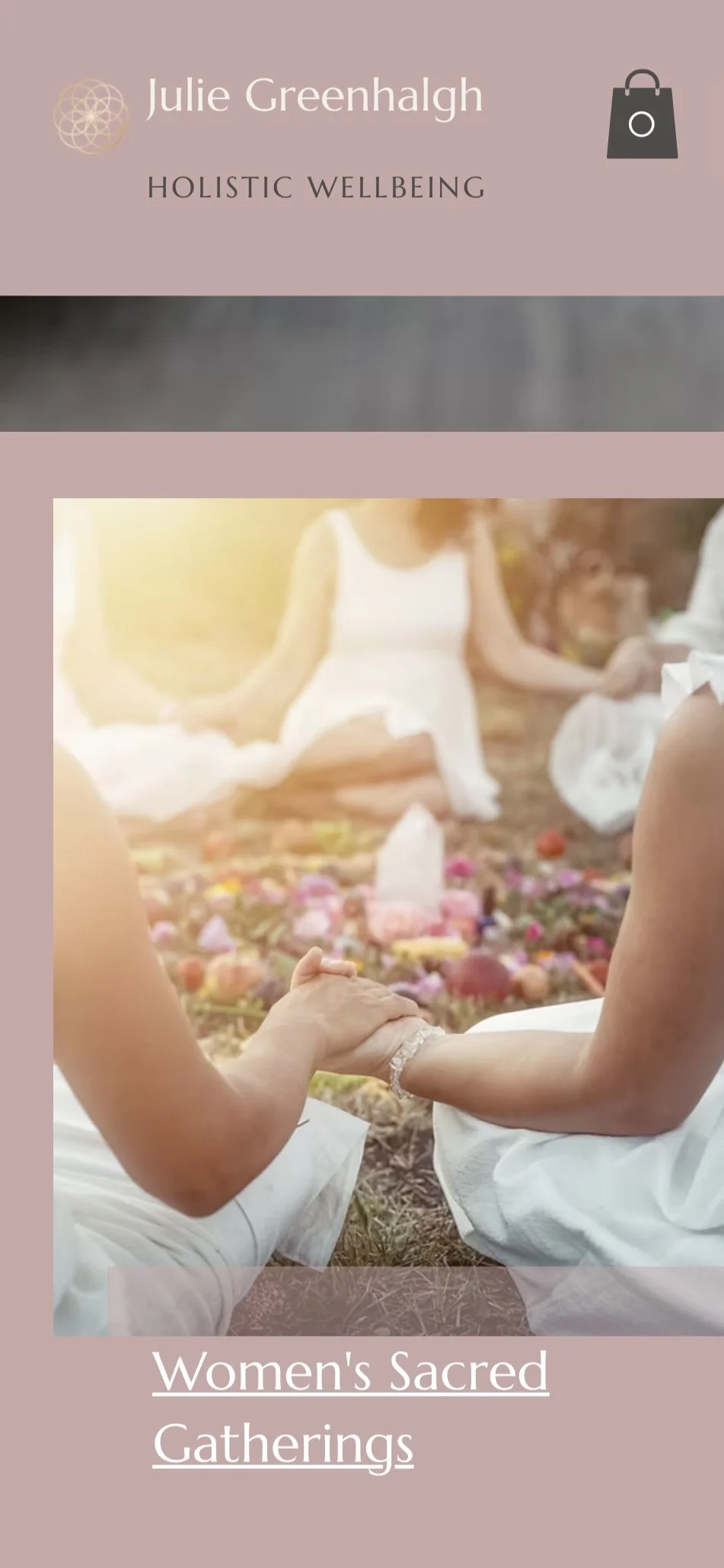 Sacred women’s gathering 21st March Julie Greenhalgh