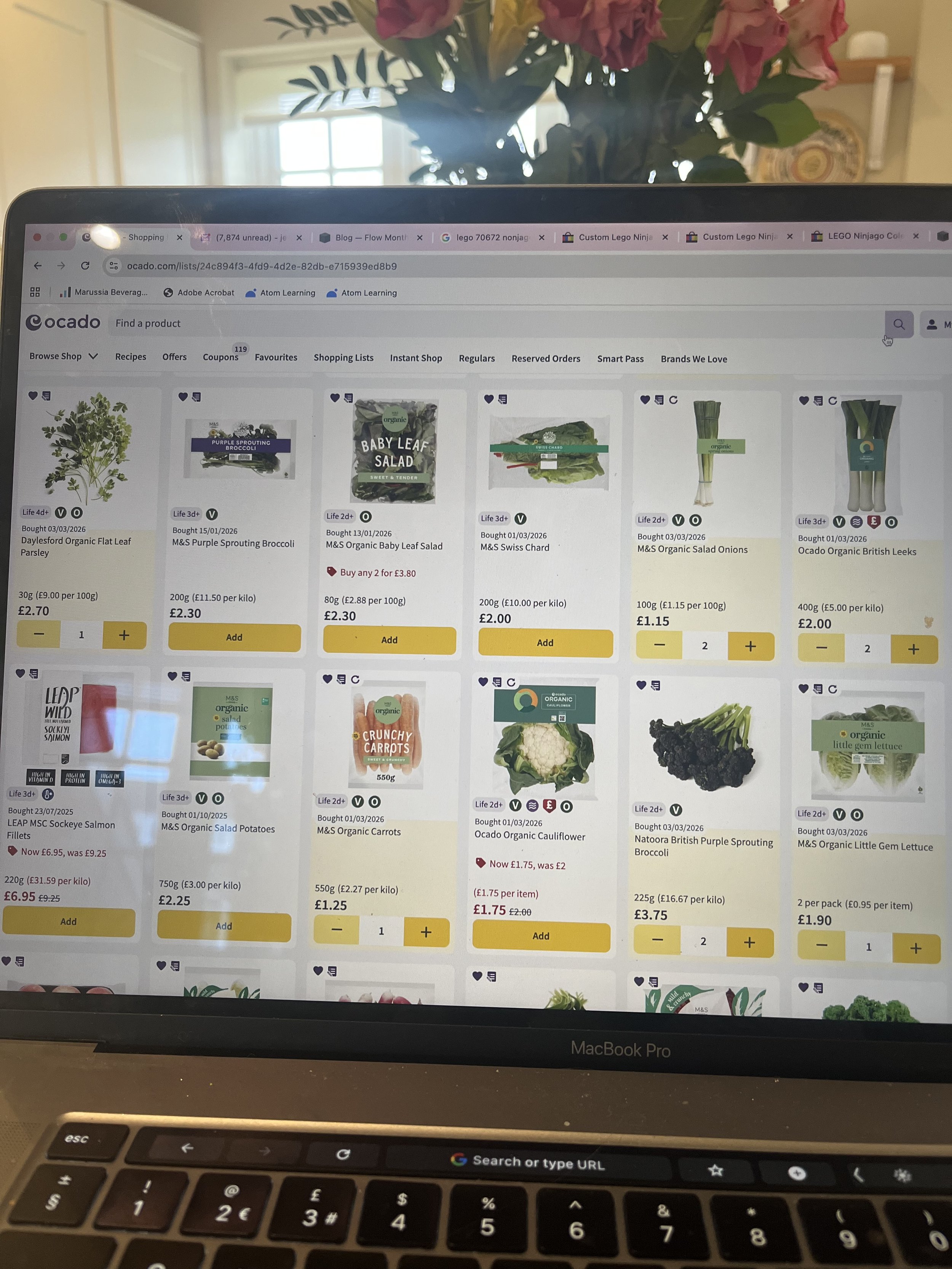 Create a Spring &amp; seasonal shopping list…